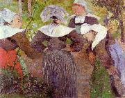 Four Breton Women Paul Gauguin